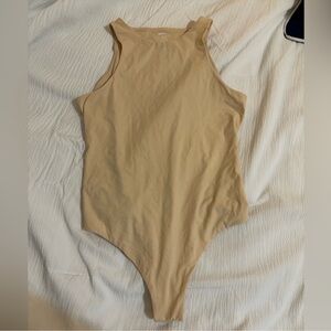 SKIMS Nude Thong Body Suit Size Large